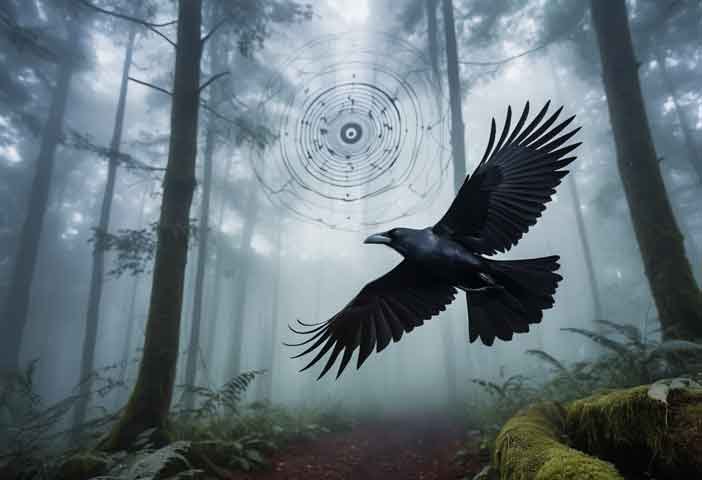 Different Interpretations of Seeing a Crow